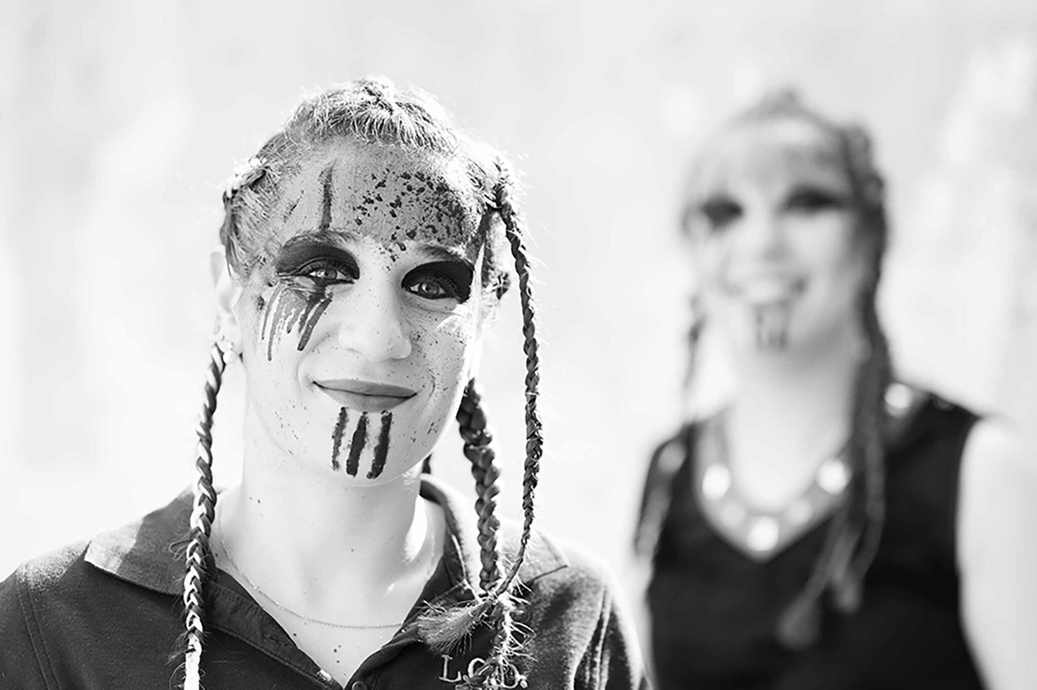 moros i cristians en albaida maquillage preparació entrada 9 octubre