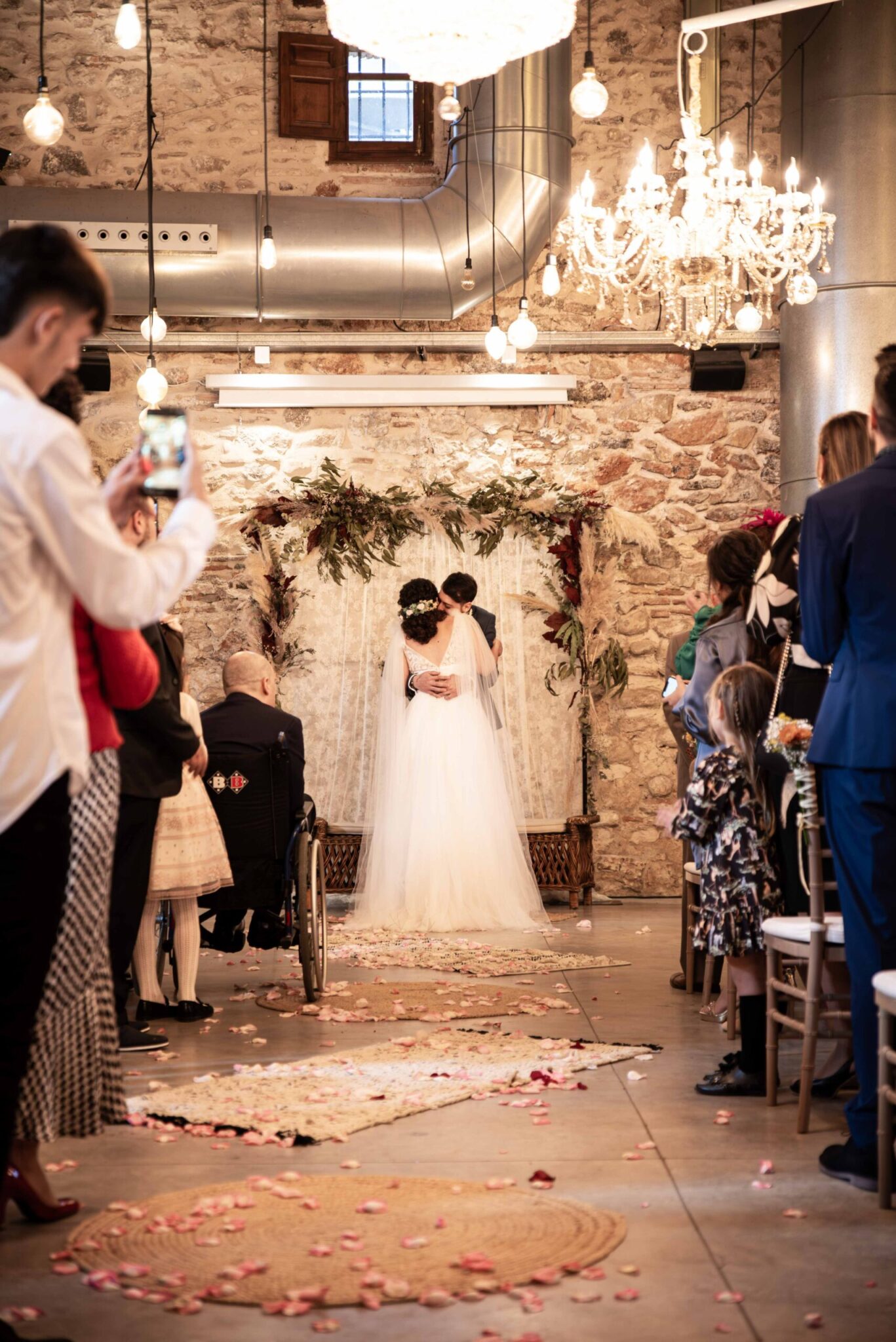 boda pareja novios ceremonia