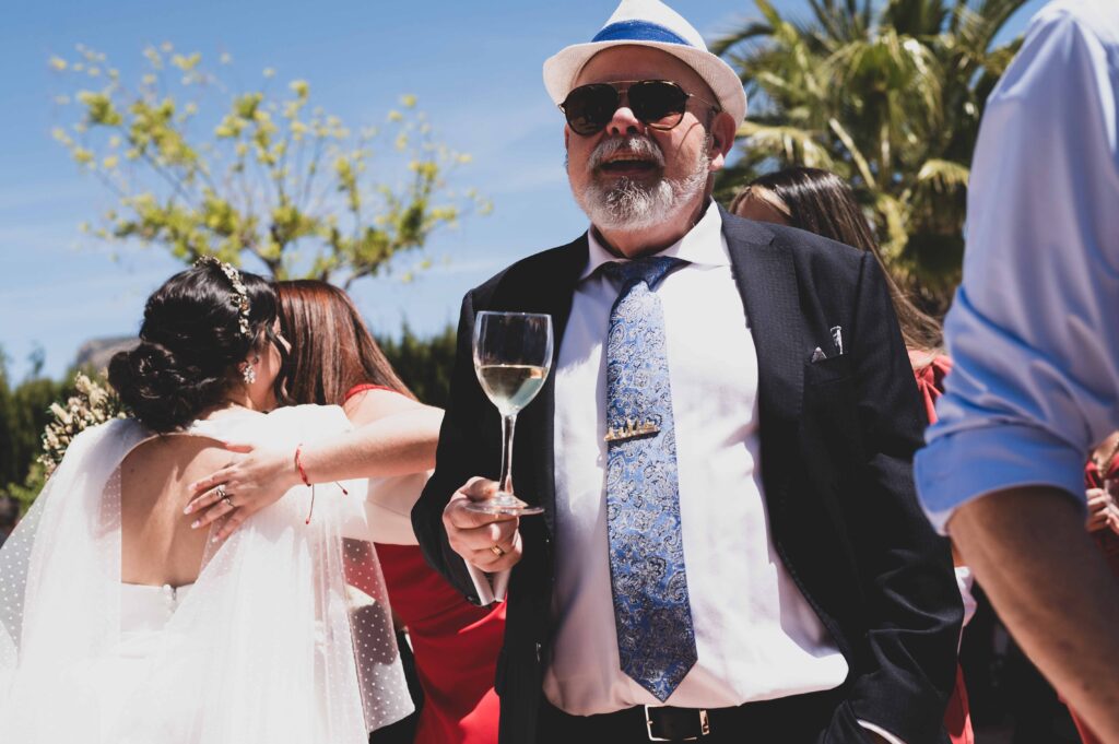 coctel en una boda vino