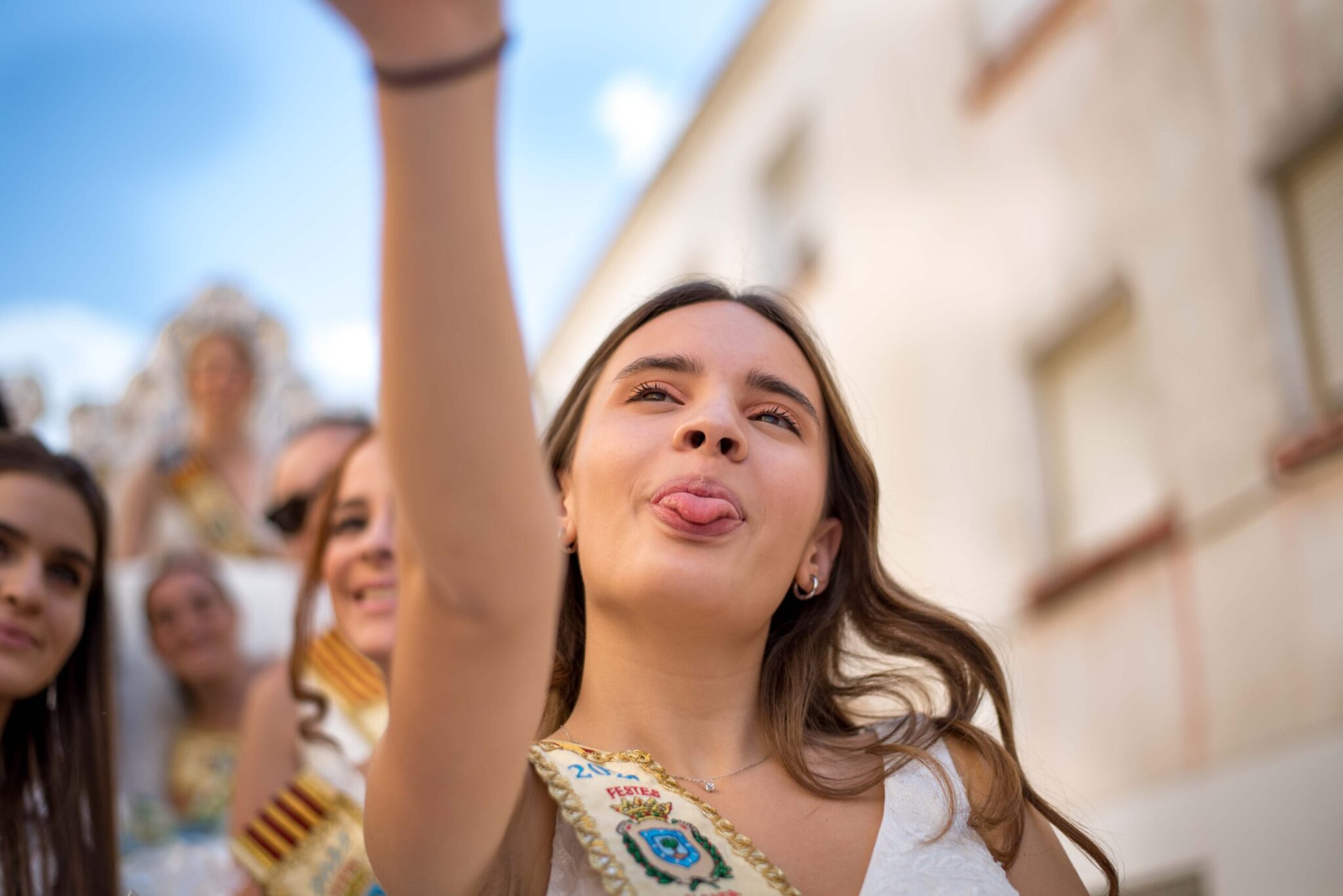 damas en albaida el dia de la entrada