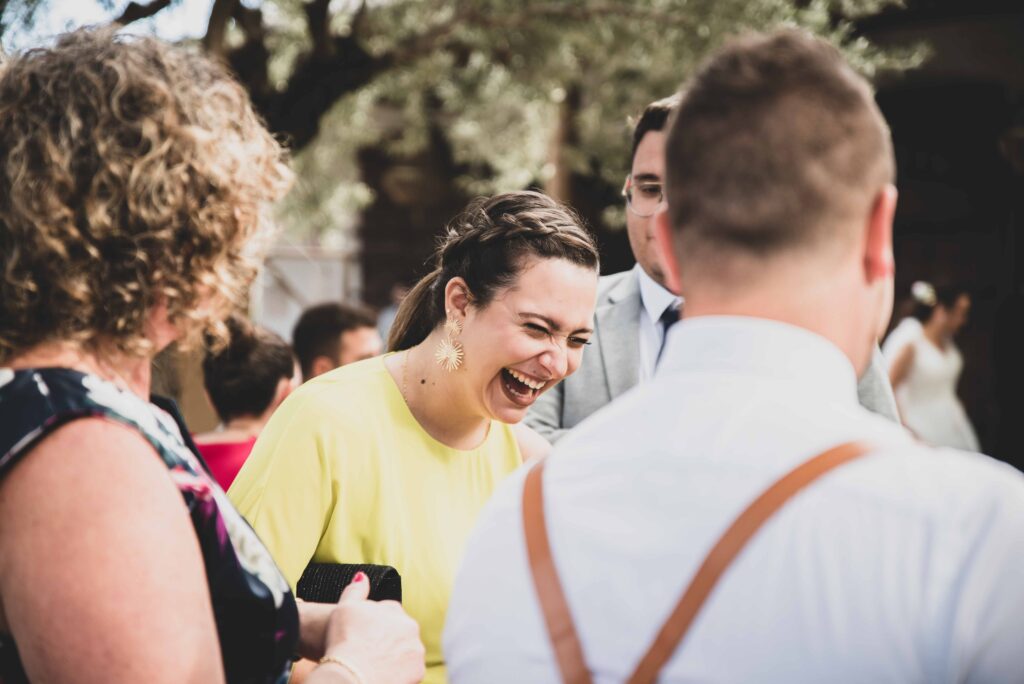 risas ilusión y emoción el dia de tu boda